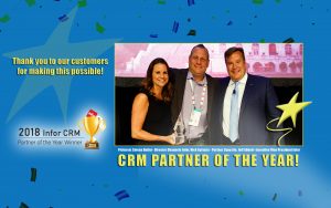 Infor Selects Syncsite as 2018 Infor CRM Partner of the Year